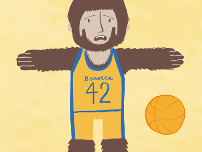 Flat Stanley as Teen Wolf