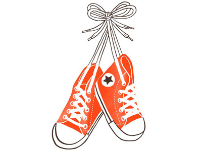 Baby chucks baby chuck taylors chucks converse illustration red shoes