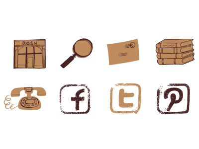 Web icons icons illustration typography