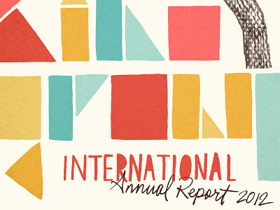 Kibo Group International annual report africa annual report editorial illustration primary colors typography