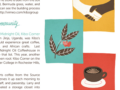 Kibo Group International annual report africa annual report coffee coffee plant illustration