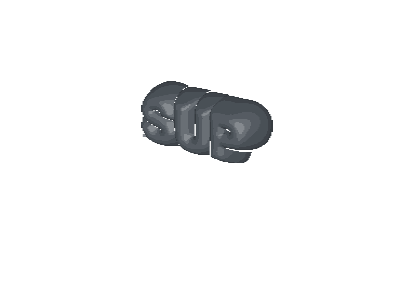 SUP obese morbid distort exploding monochrome 3d melting fat animated