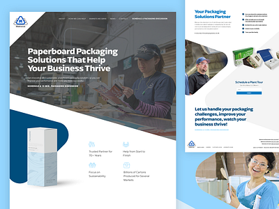 Custom Packaging Manufacturer Website Redesign