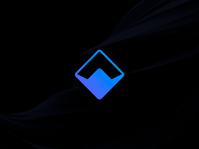 Wibson Logo app arrow logo mark purple startup
