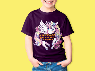 BEATIFUL UNICORN T-SHIRT DESIGN