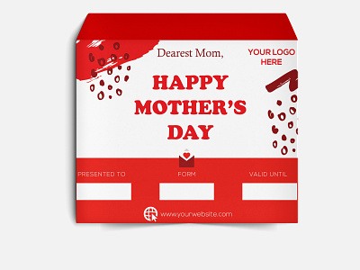 mothers day special envelope design beuty branding concept design illustration mothers day special stylish typography vector