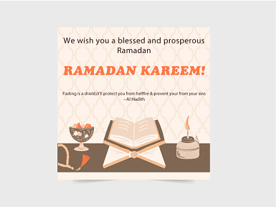 RAMADAN KAREEM SPECIAL SOCIAL MEDIA POST concept design illustration prayer ramadan special stylish typography vector