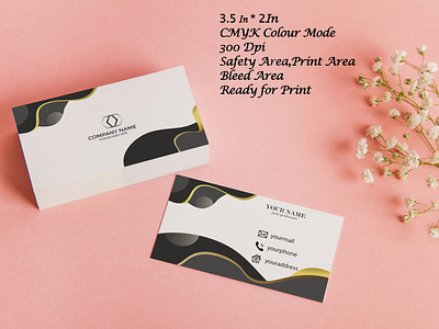 stylish business card design beuty branding business concept design illustration special stylish vector