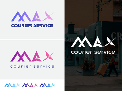 MAX Courier Service Logo branding corporate identity courier courier logo design letter logo letter logo design lettermark logo logo design logo mark logodesign logos logotype maxlogo service service logo vector