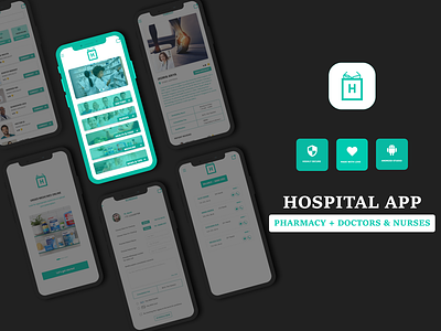 Pharmacy & Doctor Appointment App - Doctor & Patient Both Apps android apps codecanyon android apps tempaltes doctors booking app template hospital app template hospital booking app template news template android app nurse booking app template ready made apps rest api doctor appointment rest api doctor appointment