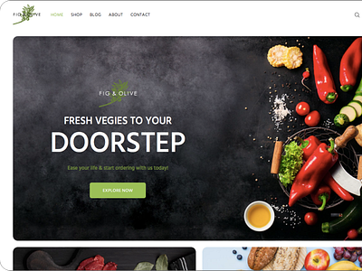 Grocery E commerce Store Template by OMG Lancer graphic design grcery website tempalte grocery online grocery store grocery store web templates grocery template grocery template online omg lancer veggie veggies shop template veggies shop template