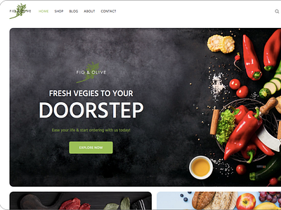 Grocery E commerce Store Template by OMG Lancer
