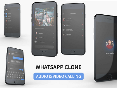 WhatsApp Clone App Template | Messaging Voice & Video Calling android apps codecanyon hatsapp clone app whats app clones whats app clones whatsapp android app whatsapp app template
