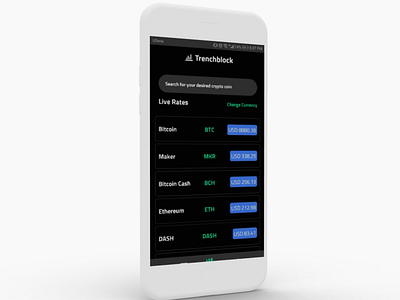 Trench Block | Blockfolio Clone the crypto currency app