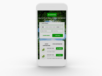 Plant a tree-Crowd Fund App Solution By Sheharyar Solutions donation app plant app planta tree