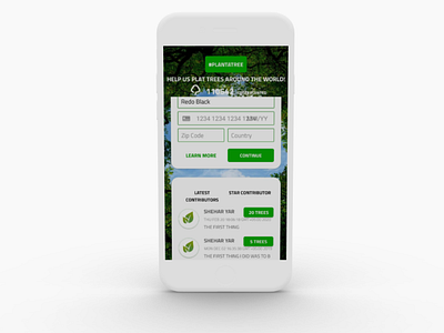 Plant a tree-Crowd Fund App Solution By Sheharyar Solutions