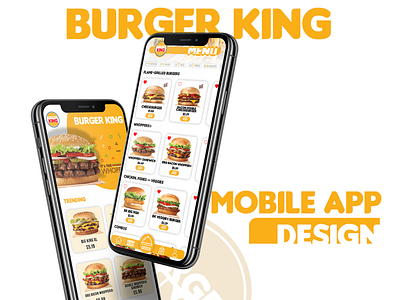 Burger King - App UI Design