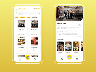 Shop Finding App android app app design branding delivery delivery app design design app dribbble location shop ui uiux ux
