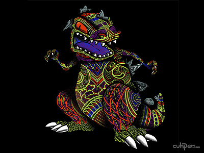 Reptalebrije alebrije art artwork cuhper design illustration mexico reptar traditional