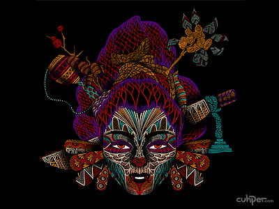 DTIYS - from Will Murai alebrije art artwork cuhper design dtiys girl illustration mexico prehispanic