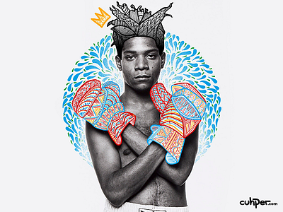 Basquiat art artwork basquiat cuhper design illustration mexico pop art prehispanic