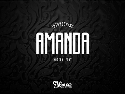 Amanda creative font design fancy font fancy fonts font awesome font design fonts handmadefont illustration kids font logo modernfont sans serif sans serif font sanserif simple font