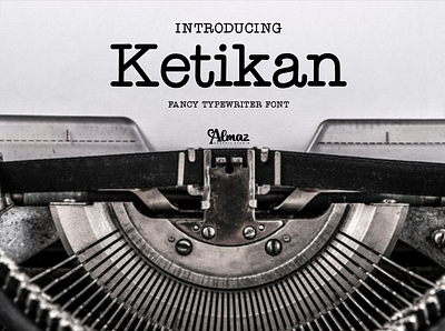 Ketikan creative font design fancy font fancy fonts font awesome font design fonts handmadefont modernfont simple font