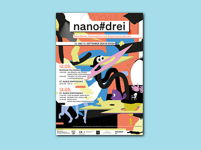 NANO#DREI design graphic design graphics illustration poster poster art