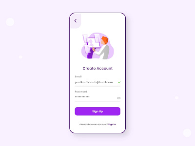 Sign Up screen design Day 3 #10ddc 10ddc app appdesign dailyui designer iphone mobile screen signup ui ui design uichallenge uidesign uidesigner uidesignpatterns uitrend ux uxdesign uxdesigner
