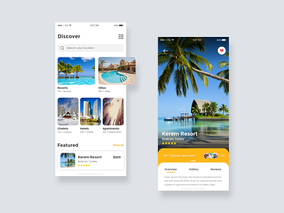 Travel Planner App Design airbnb booking concept discover explore kerem birgün travel travel agency travel app travel planner travelling trip tripadvisor ui ux