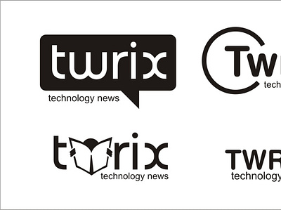 Twrix - Logo Design branding graphicdesign typography