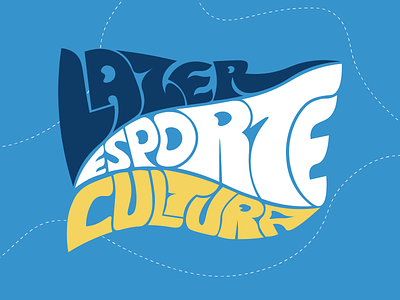 Part 2. Recreation, sport, culture blue illustrator type typography