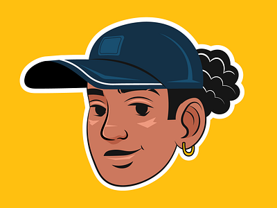 My new profile icon art arte boy character dribbble flat flat design icon illustration illustrator ilustração new portrait profile profilepic vector yellow
