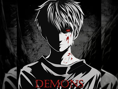 TOKYO GHOUL art design illustration illustration art illustrator photoshop vector vector illustration