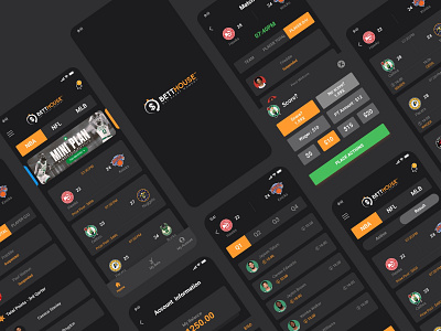 BettHouse: A Daily Fantasy App with Sportsbooks fantasy fantasy cricket fantasy football fantasy football design fantasy sports football app design sportbook