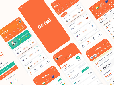 Gofski: Multisport Fantasy App dream11 app design fantasy fantasy app design fantasy batting app fantasy cricket fantasy football fantasy football design fantasy sports fantasy sports app design football app design sportbook