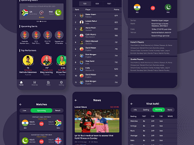 SportGuruji app cricket app cricket score live cricket live score sports app sports design
