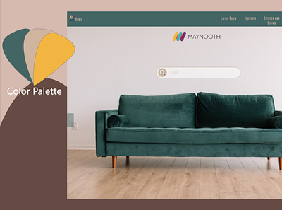 Maynooth Project concept design designer furniture project style uidesign uxdesign uxui webdesig website