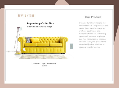Maynooth Project 2 screen designer freelancer furniture uidesign uxdesign uxui website