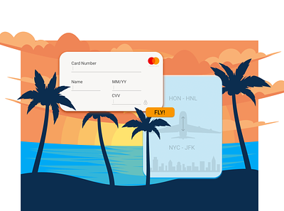 Payment Form/Checkout Page #DailyUI 02 checkout dailyui design illustration payment travel uidesign uxdesign uxui website