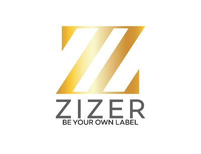 Zizer logo branding design flat illustration illustrator logo luxury brand luxury branding luxury logo minimal typography vector