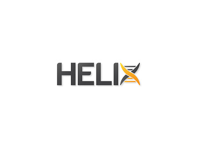 Helix art bio logo branding design dna dna logo double helix double helix logo flat illustration illustrator inspiration lab logo logo minimal typography vector