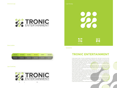 Tronic logo design brand brand design brand identity branding design flat identity illustration illustrator logo logodesign logos logotype vector visual identity wordmark