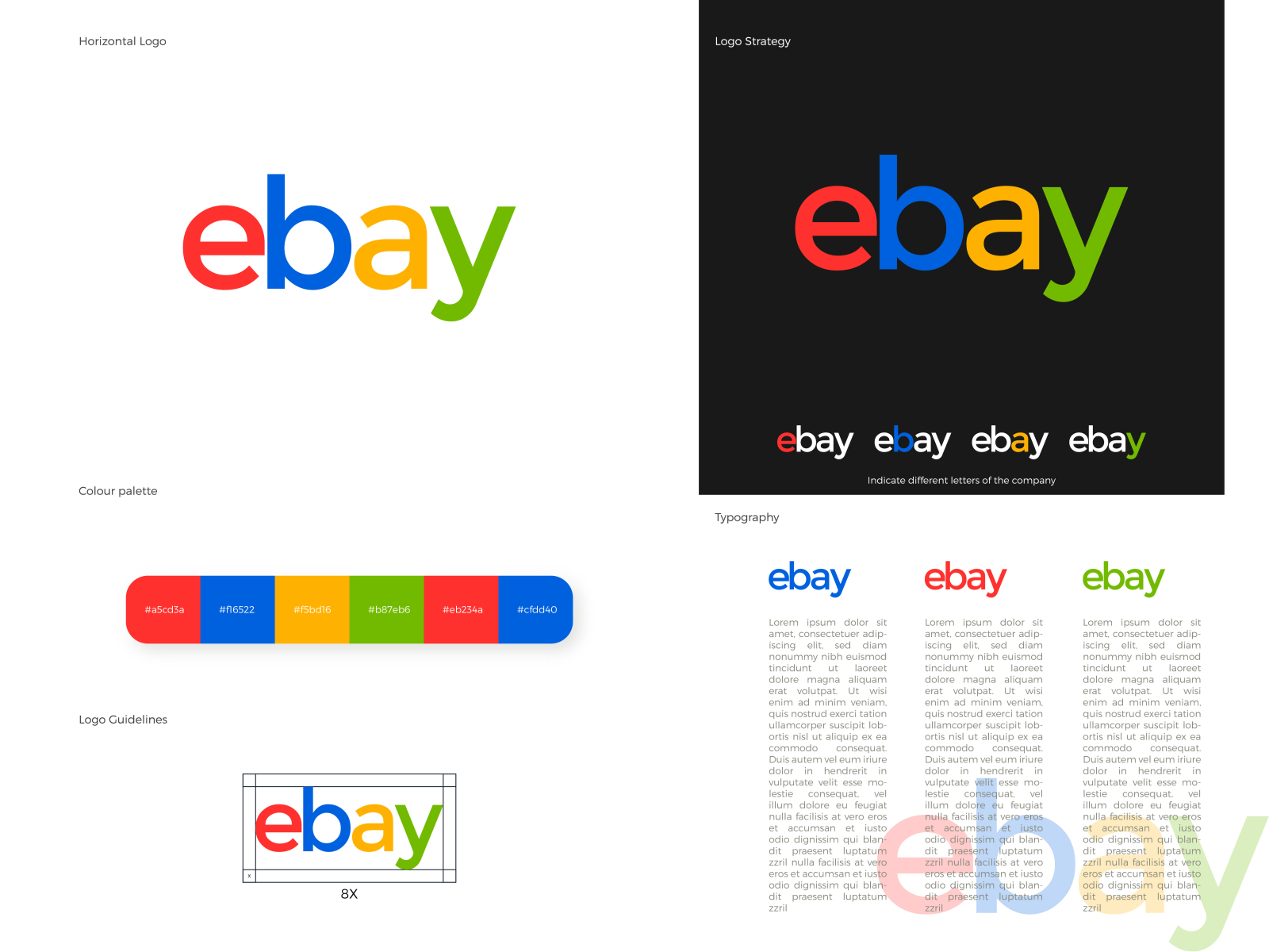 Ebay Logo Redesign By Ganith On Dribbble