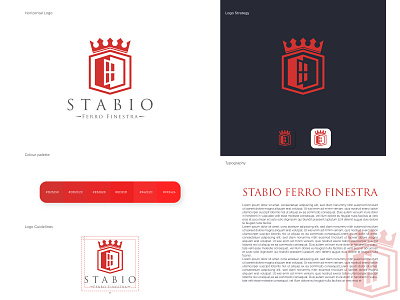 Stabio Ferro Finestra logo design