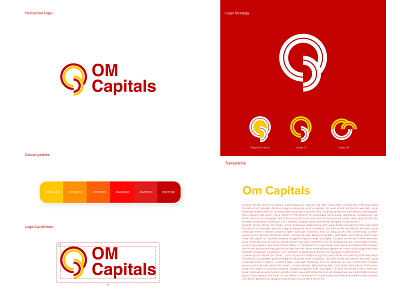 Om Capitals logo design best logo brand identity design branding design elegant flat design geometric graphicdesign graphics logo designer logomark logos logotype minimalism minimalist modern packaging paper symbol vector art