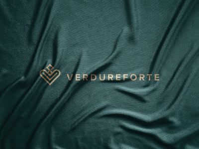 Verdureforte logo design 2021 logo 2021 trend abstract elegant geometric gold graphic design graphics logo designer logo mark logos logotype minimalism minimalist modern paper symbol vector art vector illustration