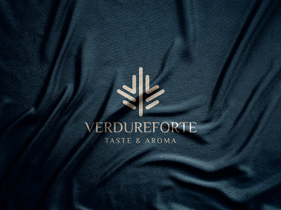 Verdureforte logo design 2021 logo 2021 trend abstract elegant geometric gold graphic design graphics logo designer logo mark logos logotype minimalism minimalist modern paper symbol vector art vector illustration