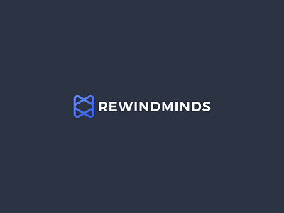 Rewindminds logo design 2021 logo 2021 trend abstract elegant geometric graphic design graphics logo designer logo mark logos logotype minimalism minimalist modern paper symbol tech vector art vector illustration