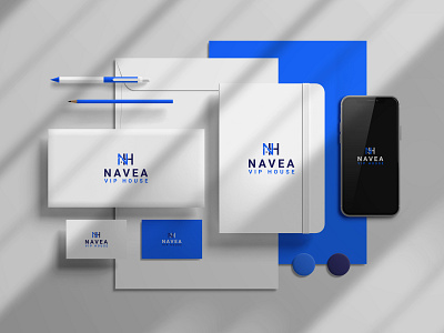 Navea vip house logo design 2021 logo 2021 trend abstract elegant geometric graphic design graphics logo designer logo mark logos logotype minimalism minimalist modern paper real estate symbol vector art vector illustration